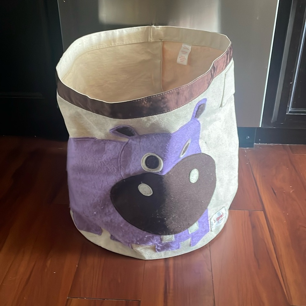 3 Sprouts Elegant Cream and Purple Bag with Versatile Design